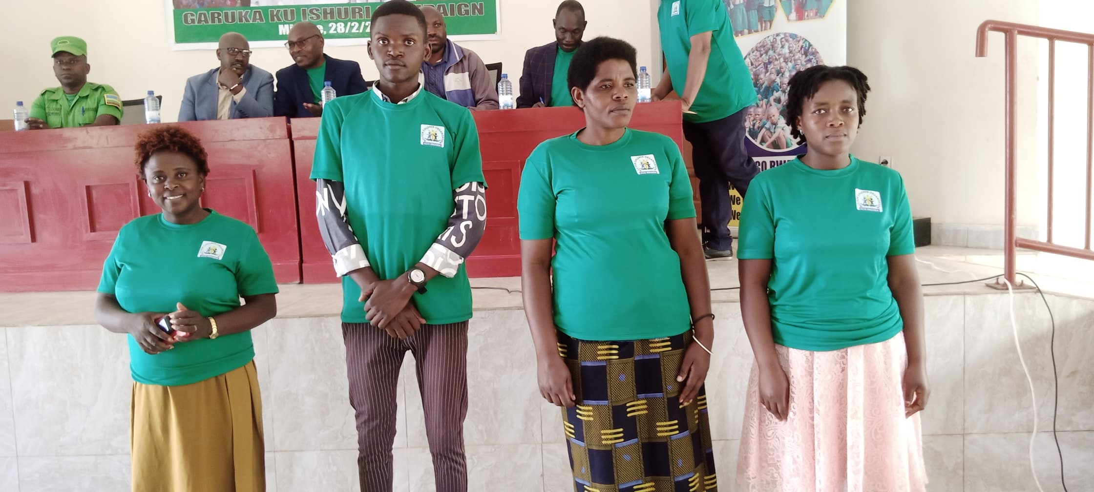 Community members working together for children's rights