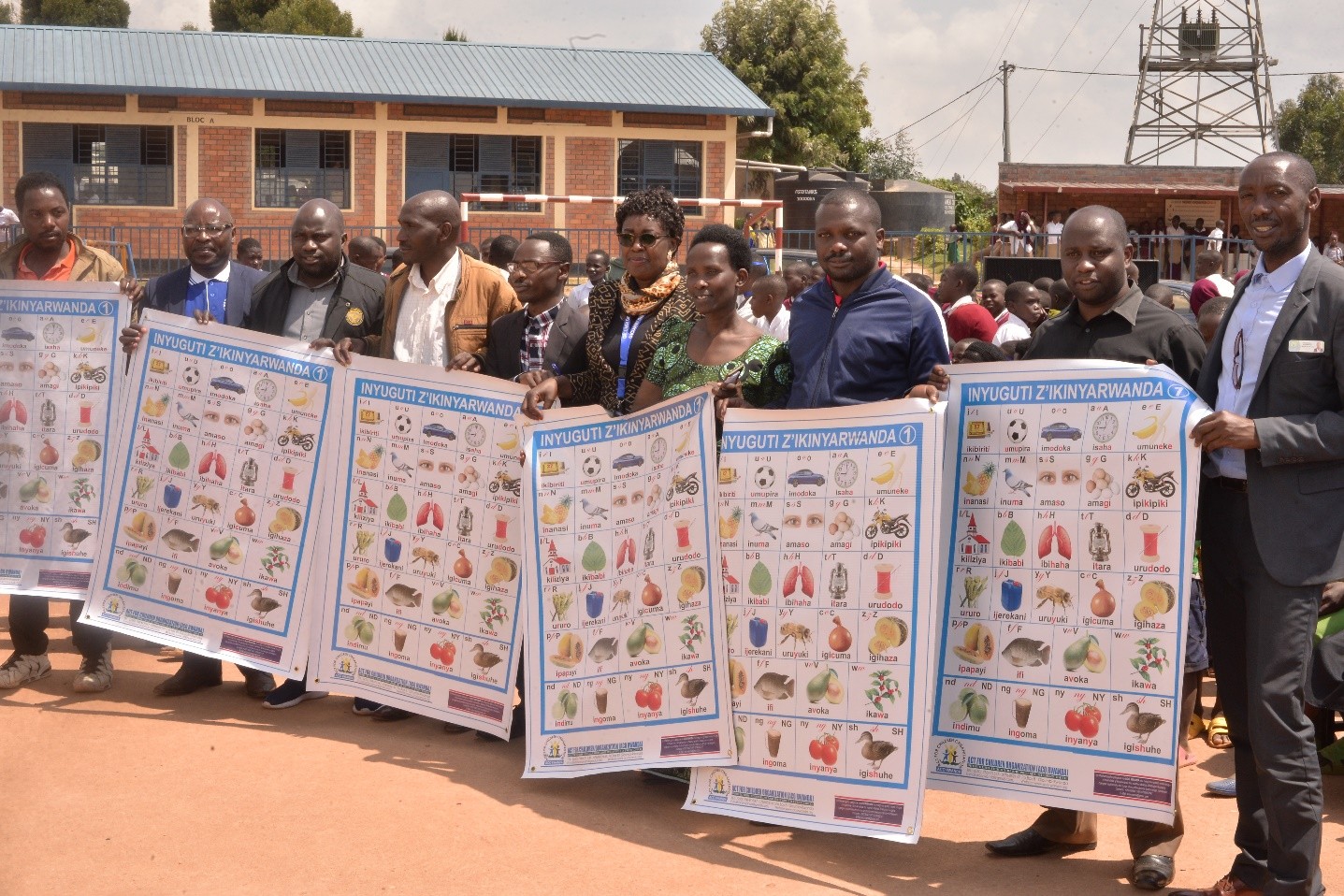 Students participating in education program